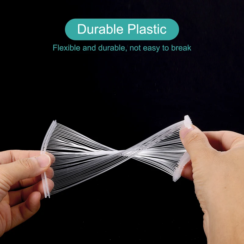 5000pcs 150mm Tag Pins Tagging Barbs Fasteners Tag Attachments for Clothes Clear