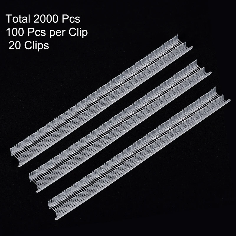 2000pcs 0.2 Inch Micro Tagging Gun Fasteners Tag Pins Tagging Barbs Attachment