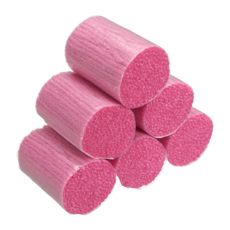 6 Rolls Latch Hook Yarn, 3mm Dark Pink Latch Hook Kit Yarn Precut Hook Rugs