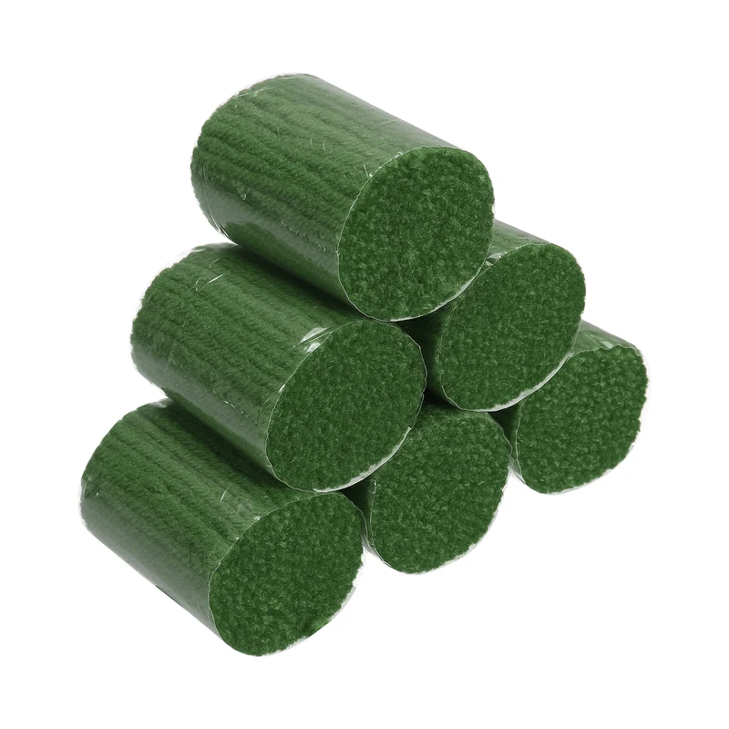 6 Rolls Latch Hook Yarn, 3mm Forest Green Latch Hook Kit Yarn Precut Hook Rugs