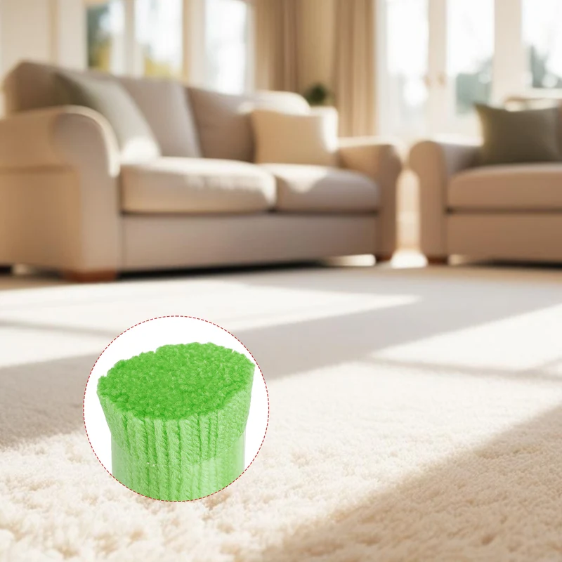 6 Rolls Latch Hook Yarn, 3mm Green Latch Hook Kit Yarn Precut Hook Rugs Making