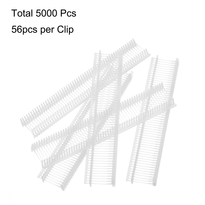 5000pcs 12mm Tag Pins Tagging Barbs Fasteners Tag Attachments for Clothes White