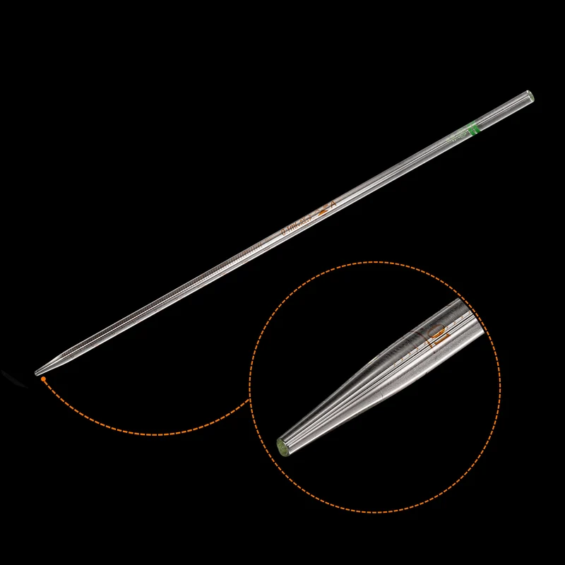 Graduated Dropper Pipettes, 1 Pcs 0.1ml Borosilicate Glass Pipette, Clear