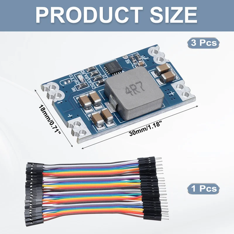 Buck Converter Voltage MINI560 7-20V to 5V 5A with 10cm 40P Line 3Pcs