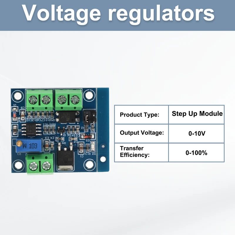 PWM to Voltage Module 0% -100% PWM Converted to 0-10V Voltage for Signal Interface Switching for PLC and Other Industrial Control 2 Pcs
