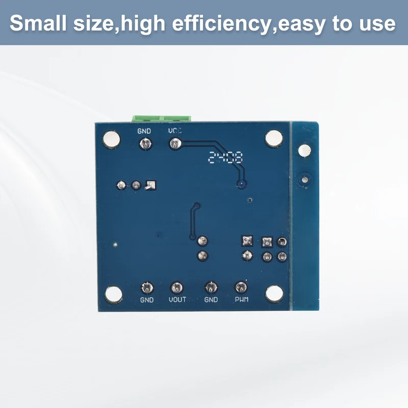 PWM to Voltage Module 0% -100% PWM Converted to 0-10V Voltage for Signal Interface Switching for PLC and Other Industrial Control 2 Pcs