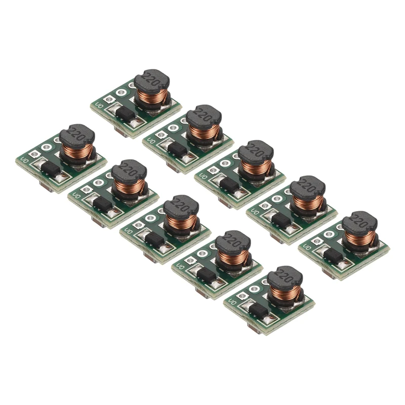 Boost Converter Step Up Module Mini Module 0.8-3.3V to 3.3V 0.5A 10 Pcs
