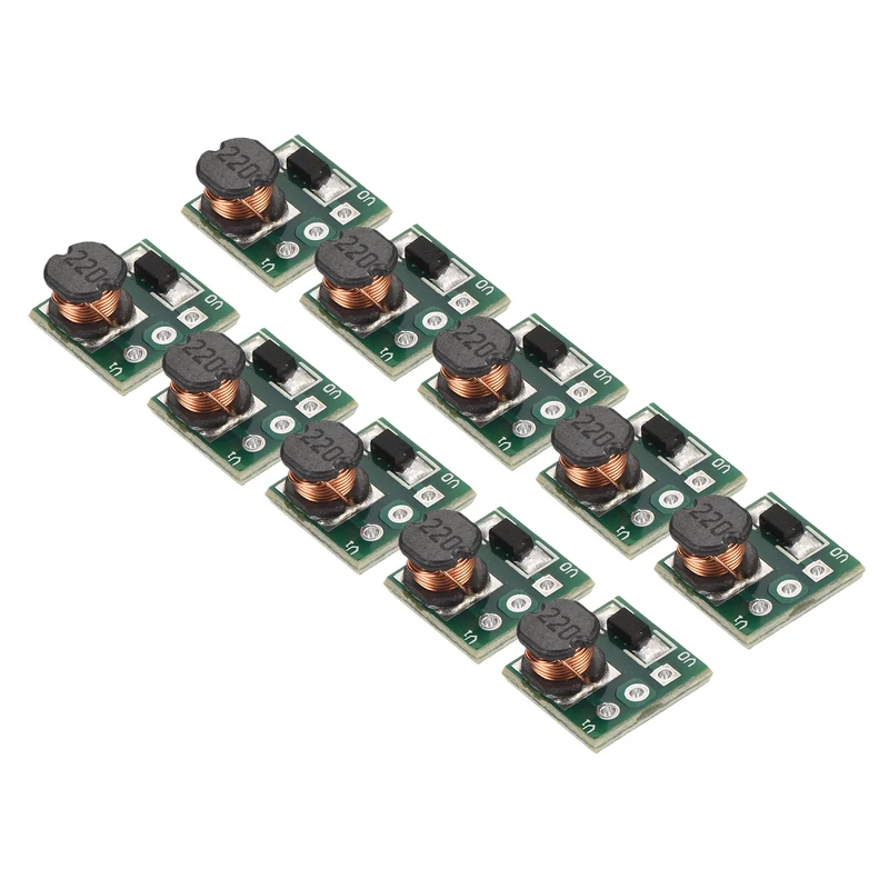 Boost Converter Step Up Module Mini Module 0.9-5V to 5V 0.48A 10 Pcs