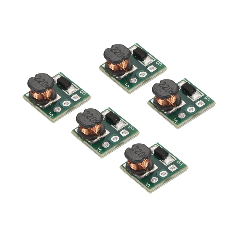 Boost Converter Step Up Module Mini Module 0.9-5V to 5V 0.48A 5 Pcs