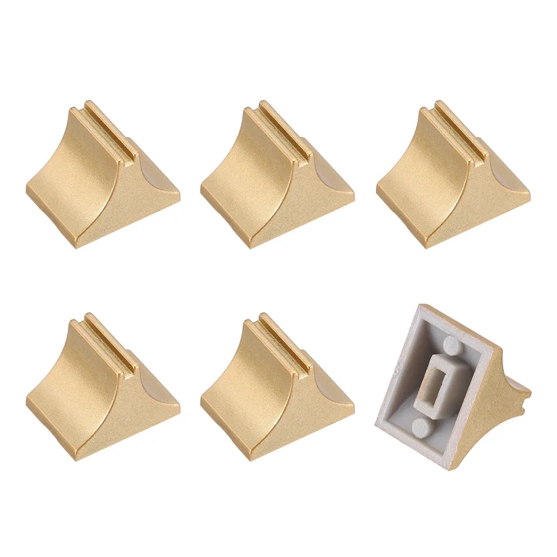 6pcs Mixer Slider Fader Knobs Potentiometer Caps Fit Hole 1.5x4mm Dark Gold