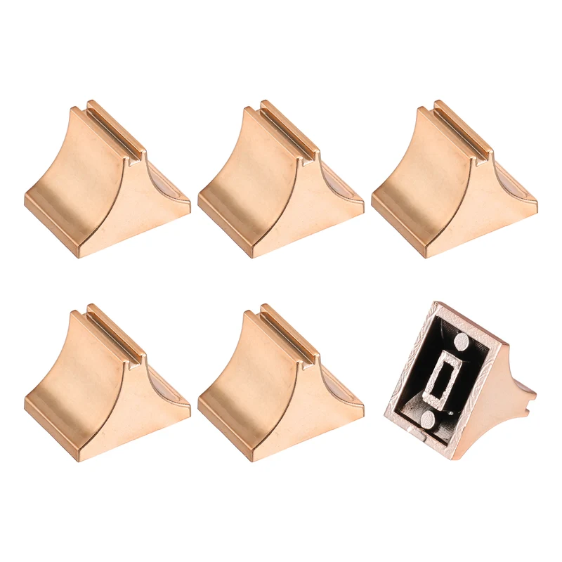 6pcs Mixer Slider Fader Knobs Potentiometer Caps Fit Hole 1.5x4mm Rose Gold
