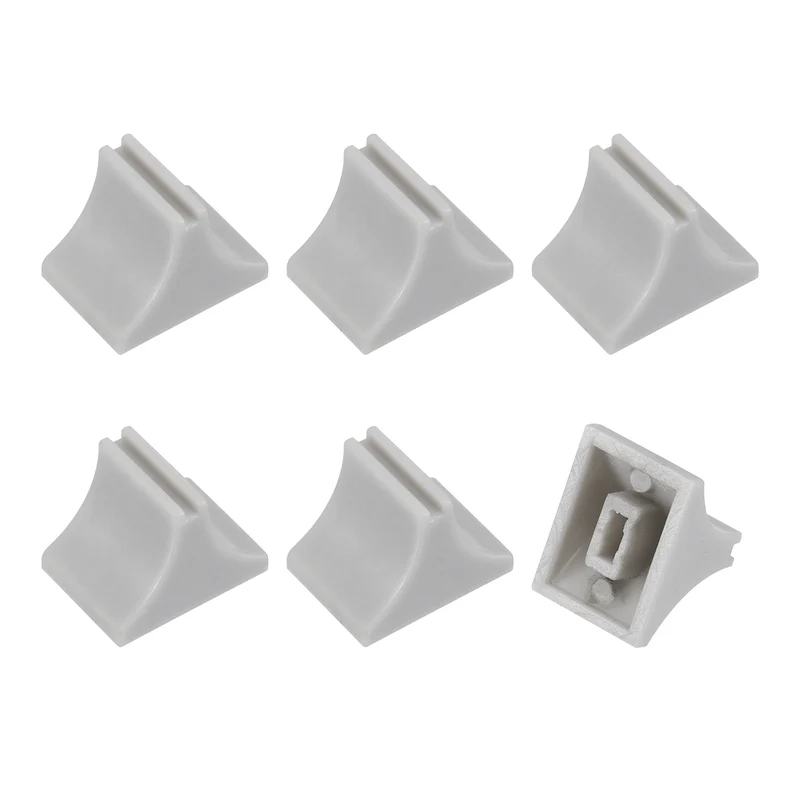 6pcs Mixer Slider Fader Knobs Potentiometer Caps Fit Hole 1.5x4mm Grey