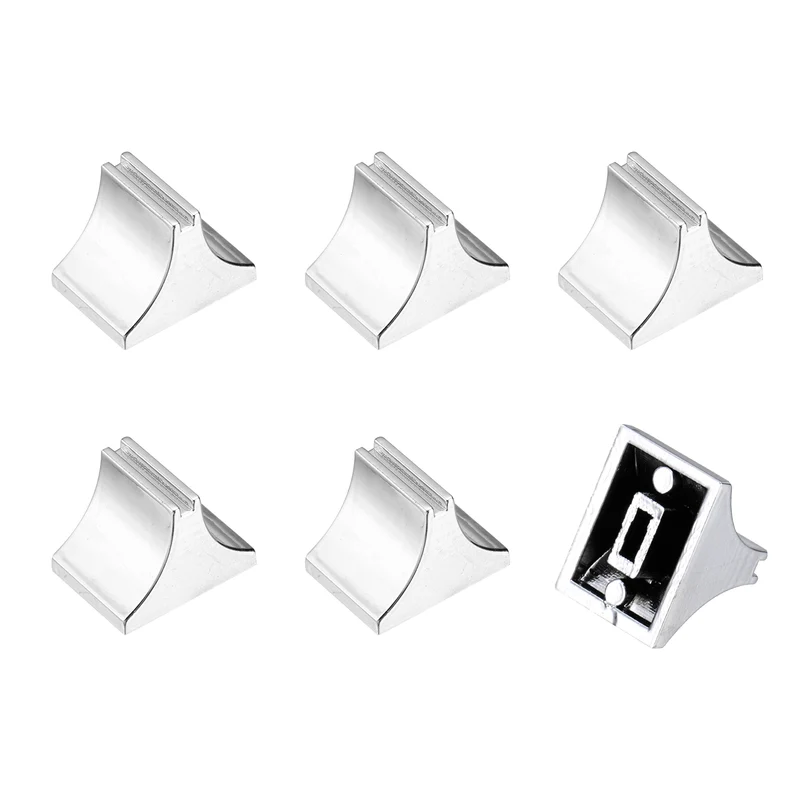 6pcs Mixer Slider Fader Knobs Potentiometer Caps Fit Hole 1.5x4mm Silver