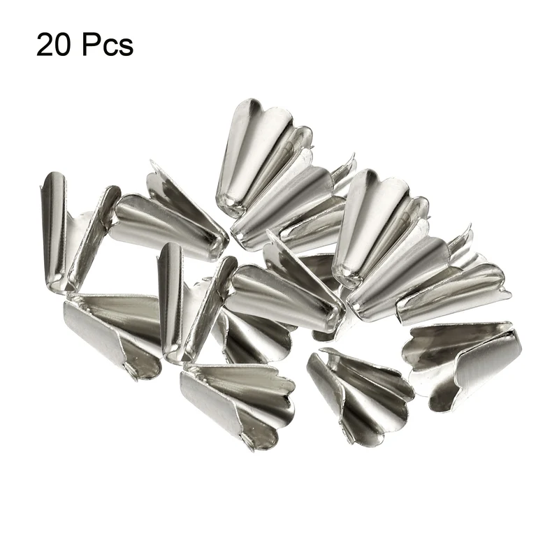 Pull Cord Tassels Window Blind Extender Chain Drop Knobs Round Pull Ends Silver Tone, for Curtain Blinds Shades Light Ceiling Fan Switch, Pack of 20
