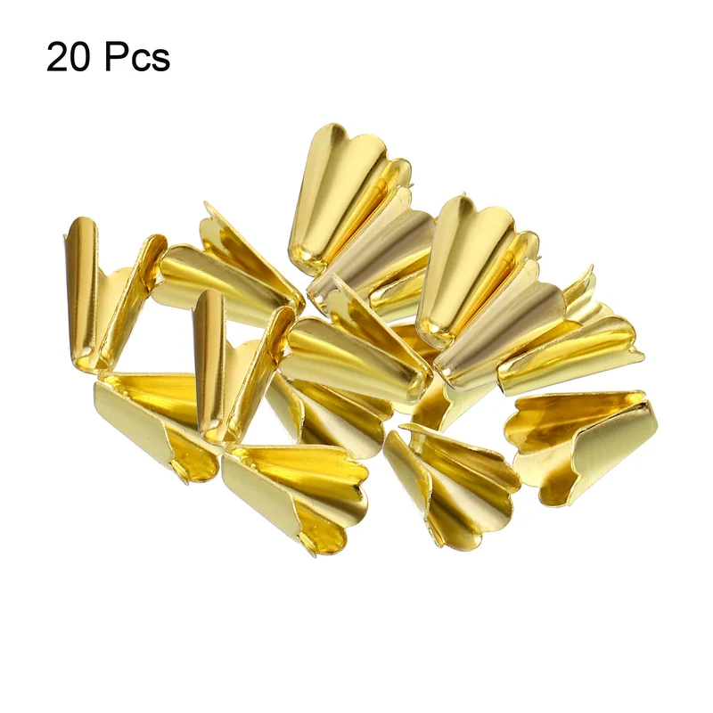 Pull Cord Tassels Window Blind Extender Chain Drop Knobs Round Pull Ends Gold Tone, for Curtain Blinds Shades Light Ceiling Fan Switch, Pack of 20