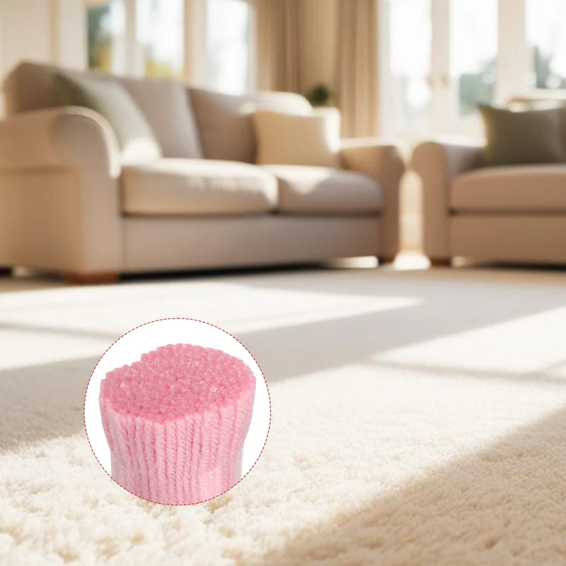 15 Rolls Latch Hook Yarn, 3mm Pink Latch Hook Kit Yarn Precut Hook Rugs Making