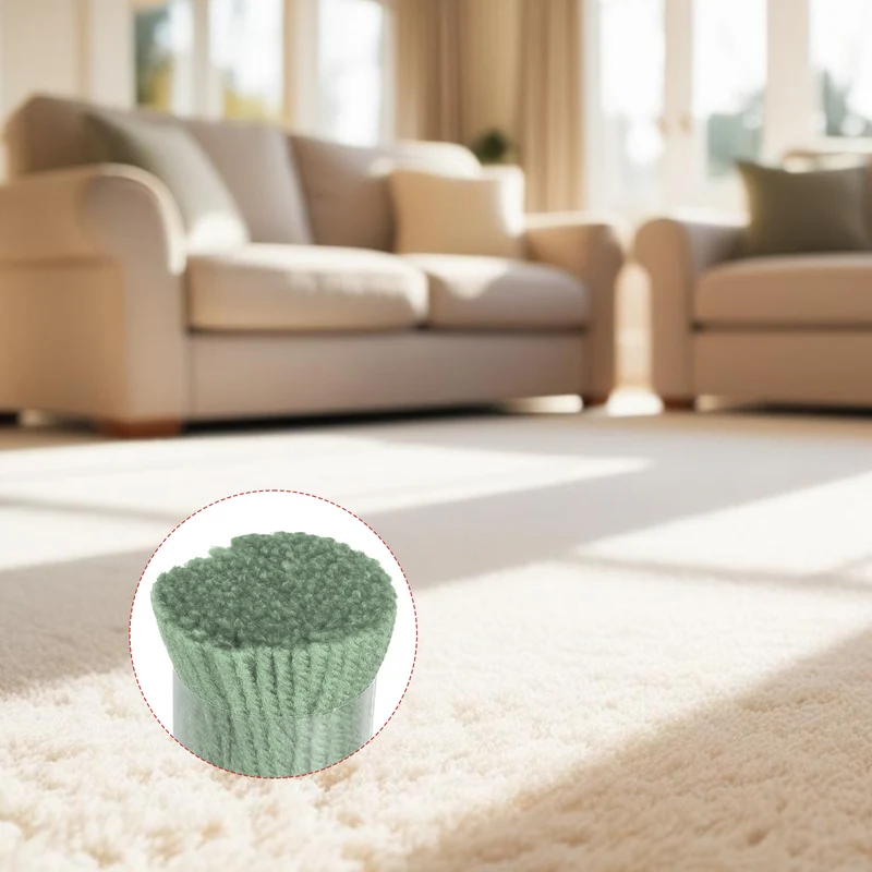 15 Rolls Latch Hook Yarn, 3mm Matte Green Latch Hook Kit Yarn Precut Hook Rugs