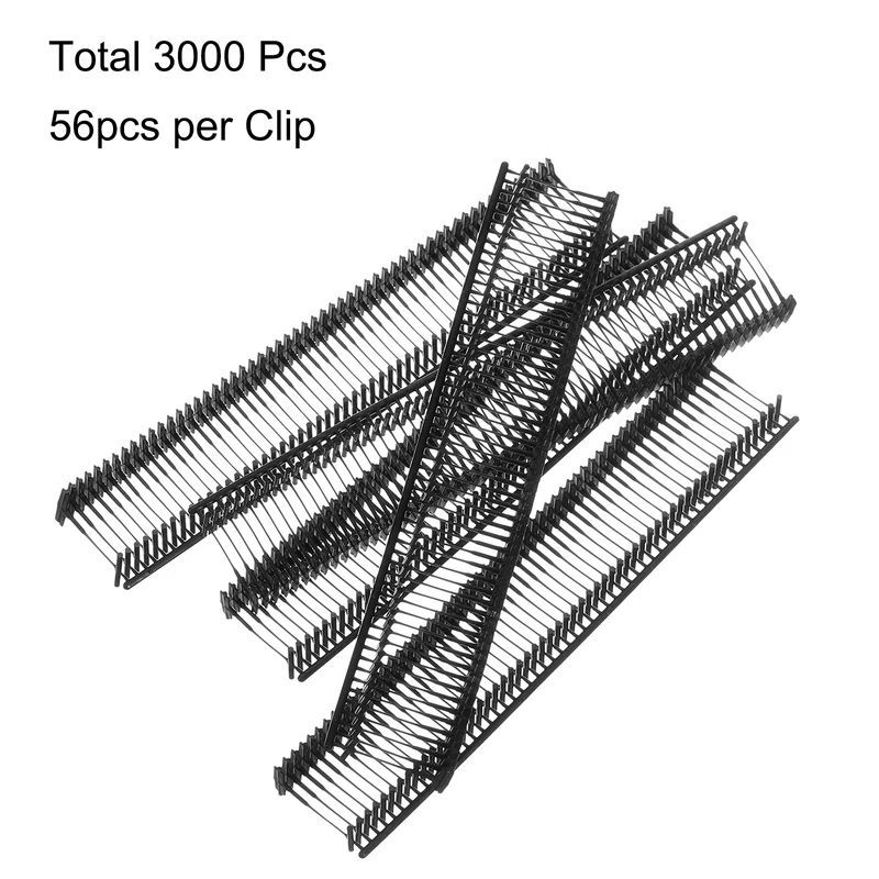 3000pcs 12mm Tag Pins Tagging Barbs Fasteners Tag Attachments for Clothes Black