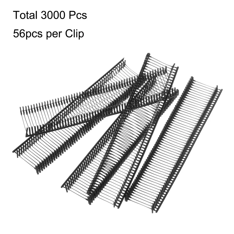 3000pcs 15mm Tag Pins Tagging Barbs Fasteners Tag Attachments for Clothes Black