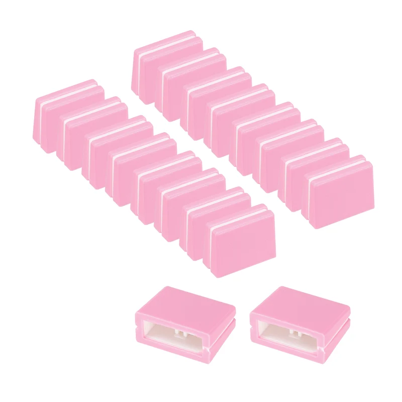 20Pcs Mixer Slider Fader Caps Universal Fader Knobs, Pink