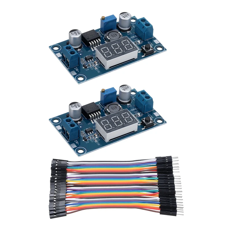 LM 2596 Voltage Down Power Module with LED Display Voltmeter 2Pcs