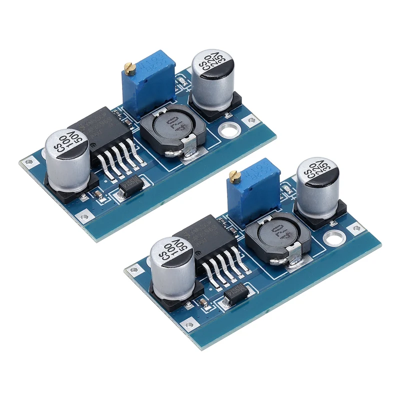 DC-DC Buck Converter Voltage Down Power Module LM 2596 4-40V to 1.25-37V 2Pcs