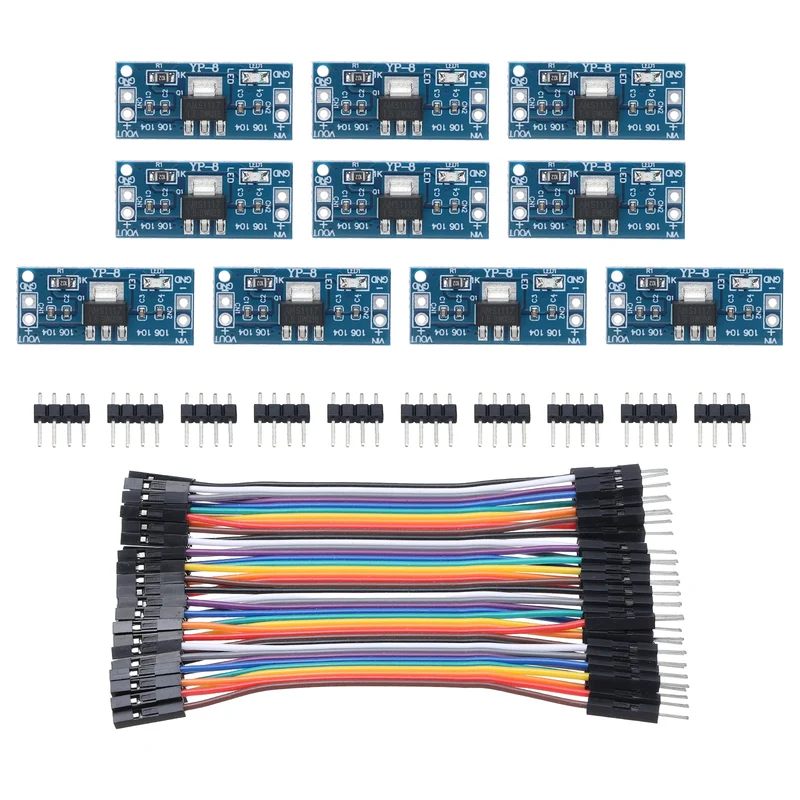 DC-DC Buck Converter Voltage Down Power Module AMS-1117 3-12V to 1.5V 10Pcs