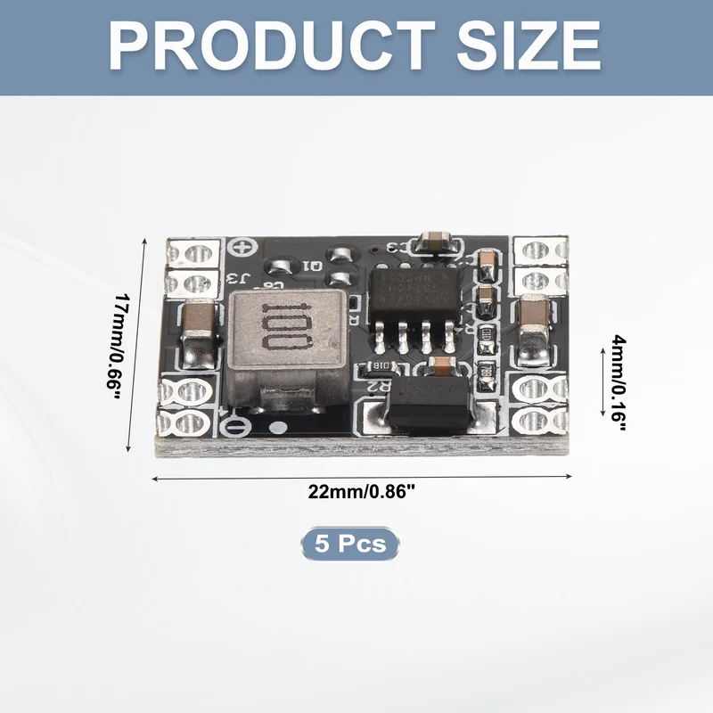 Buck Converter Step Down Power Module MP/1584EN 5.3-26V to 3.3V 3A 5 Pcs