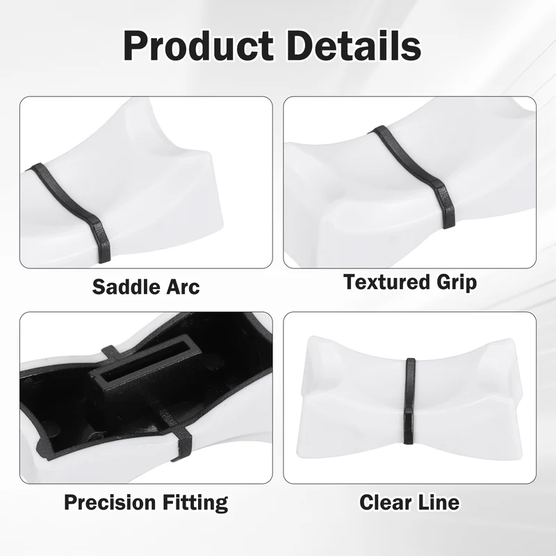 20Pcs Mixer Slider Fader Knobs Potentiometer Caps Fit Hole 1x8mm White Black