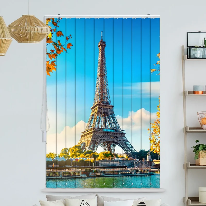 Lamellenvorhang Motiv "Eiffelturm Paris"