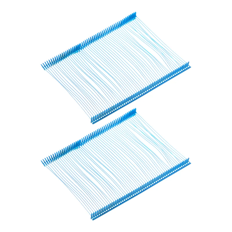 2000pcs 75mm Tagging Fasteners Clothing Tag Barbs Attachments Price Tag Sky Blue