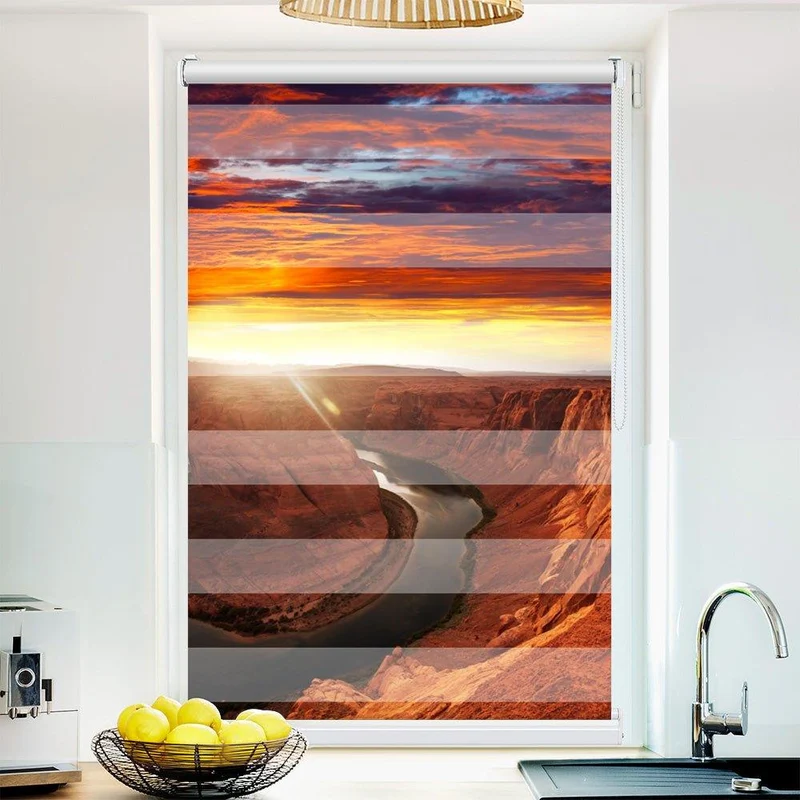 Klemmfix Doppelrollo "Grand Canyon" | Klemm Doppelrollo