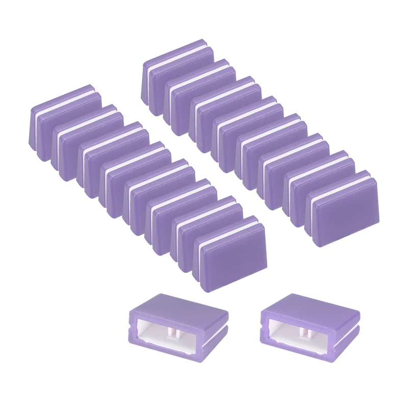 20Pcs Mixer Slider Fader Caps Universal Fader Knobs, Purple