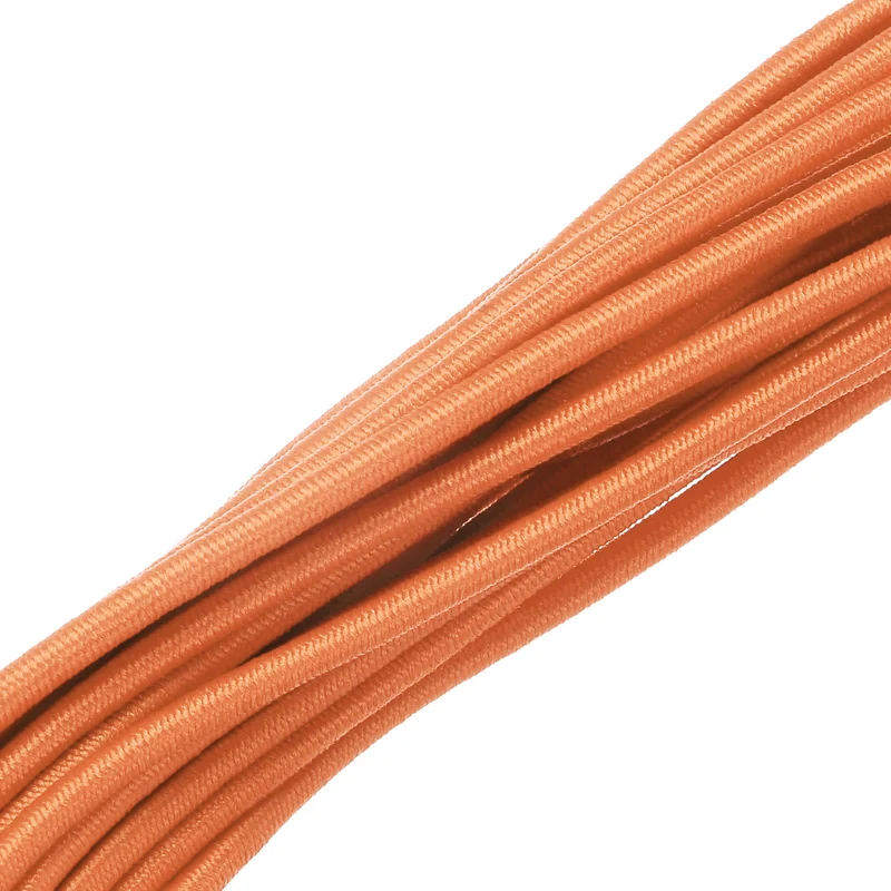 Elastic Cord Heavy Stretch String Rope 3/32" 11 Yards Orange