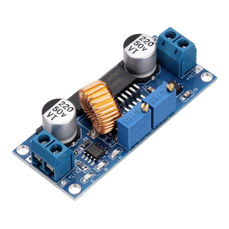 5A 5-32V to 1.25V-30V Step Down Power Module, Blue