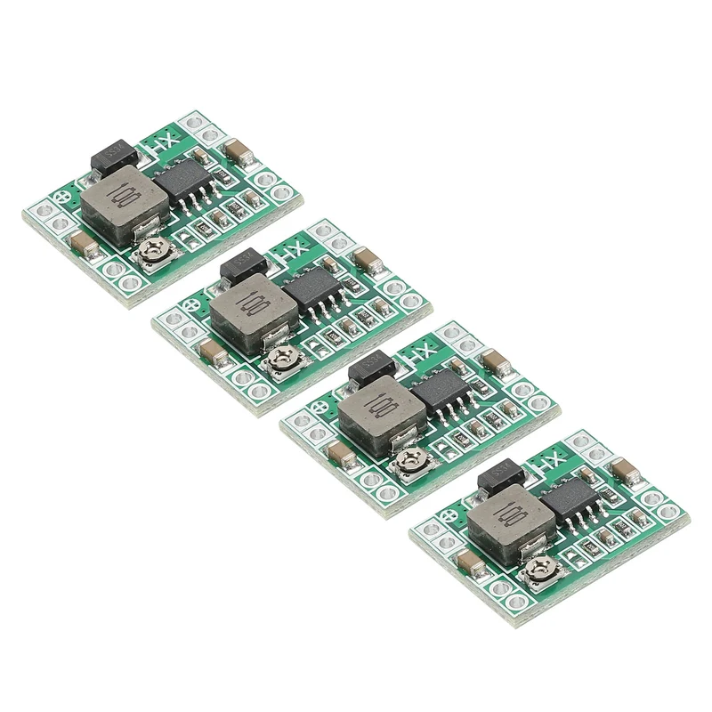 DC-DC Buck Converter Voltage Regulator MP1484EN 4.75-23V to 1-17V 3A Green for RC Airplane Power Adjustment Pack of 4