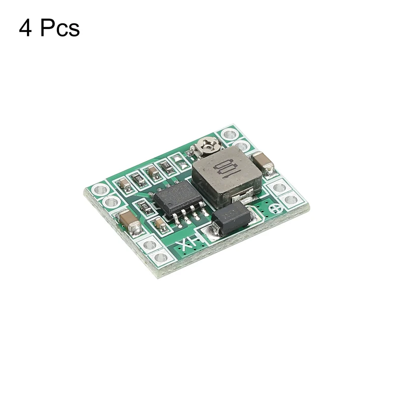 DC-DC Buck Converter Voltage Regulator MP1484EN 4.75-23V to 1-17V 3A Green for RC Airplane Power Adjustment Pack of 4