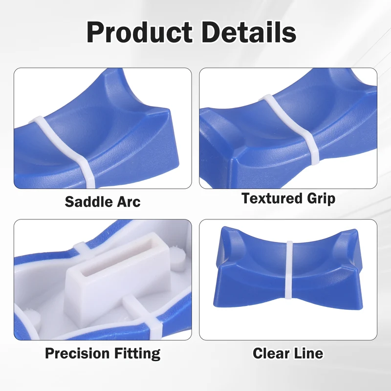 6Pcs Mixer Slider Fader Knobs Potentiometer Caps Fit Hole 1x8mm Blue White