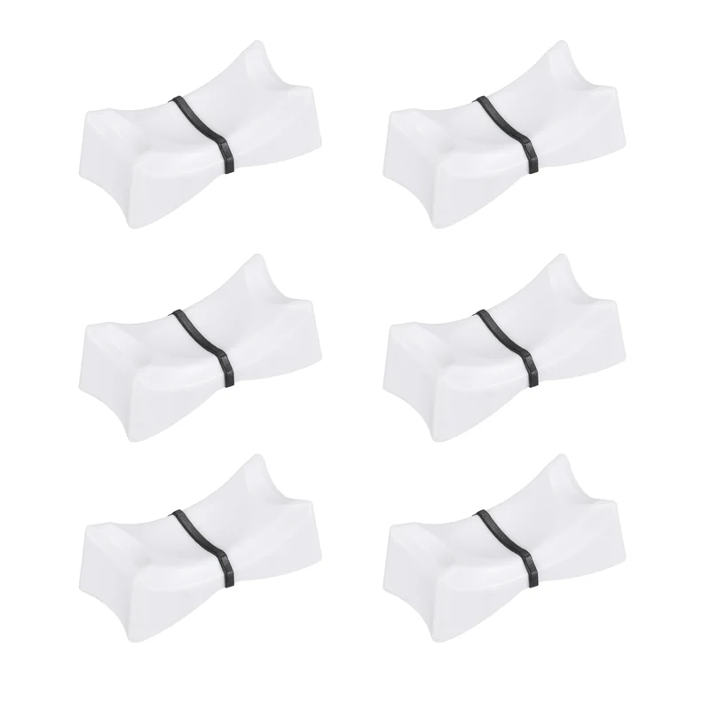 6Pcs Mixer Slider Fader Knobs Potentiometer Caps Fit Hole 1x8mm White Black