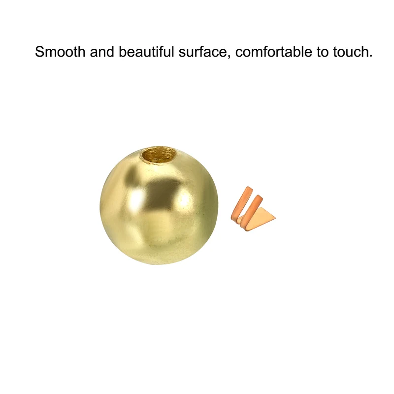 Pull Cord Tassels Window Blind Extender Chain Drop Knobs Ball Pull Ends Gold Tone, for Curtain Blinds Shades Light Ceiling Fan Pull Switch, Pack of 8