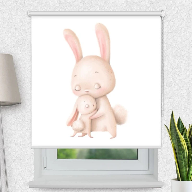 Motivrollo 'Hase Kindermotiv' | Bis B 430 x H 440 cm