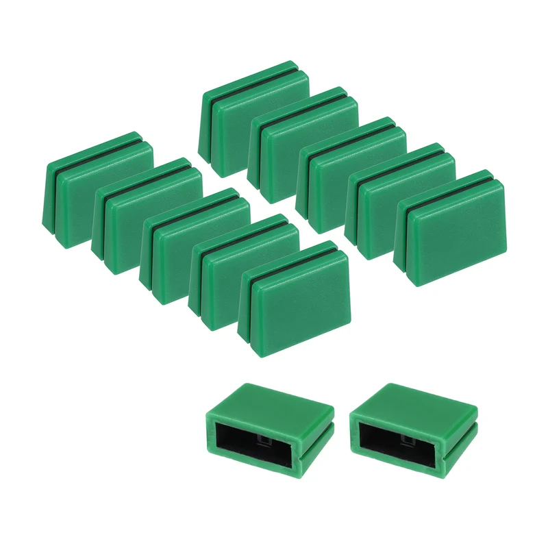 6Pcs Mixer Slider Fader Caps Universal Fader Knobs, Green/Black