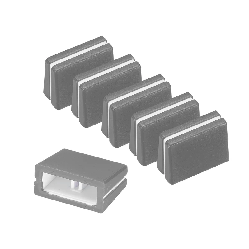 6Pcs Mixer Slider Fader Caps Universal Fader Knobs, Gray