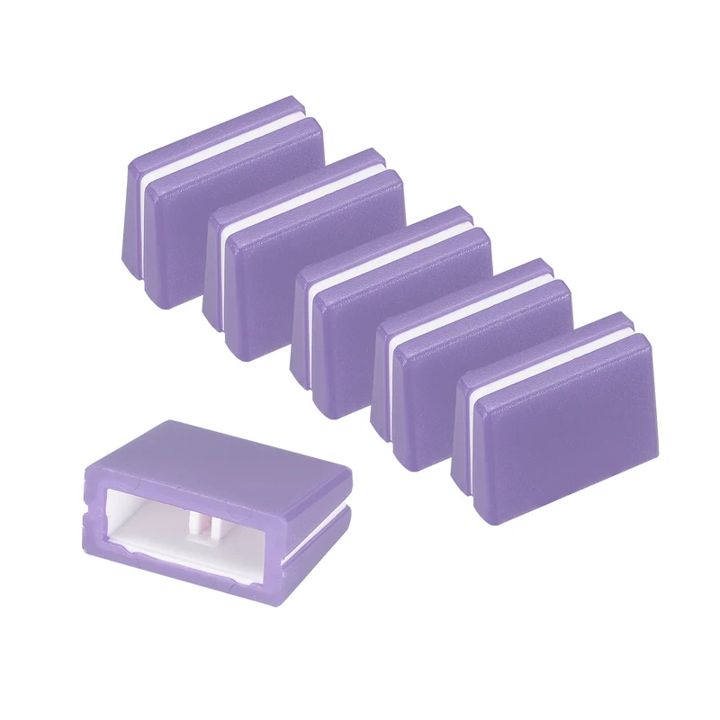 6Pcs Mixer Slider Fader Caps Universal Fader Knobs, Purple