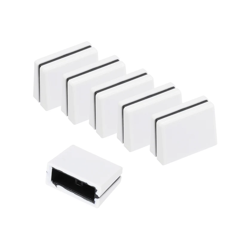 6Pcs Mixer Slider Fader Caps Universal Fader Knobs, White