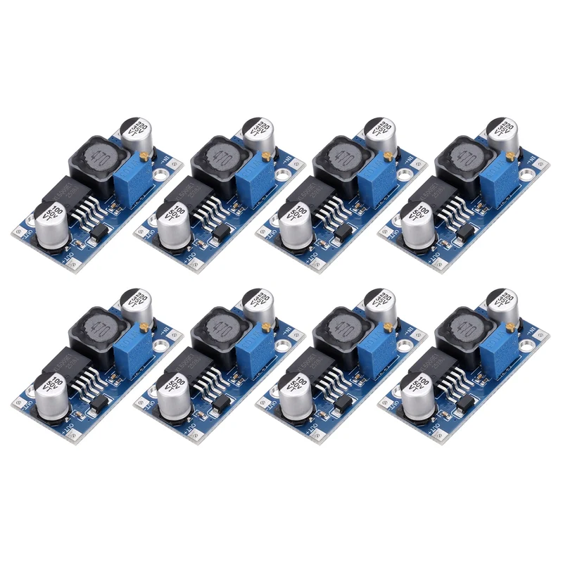 8Pcs XL6009E1 3-32V to 5-35V 3A Boost Converter Voltage Regulator Adjustable