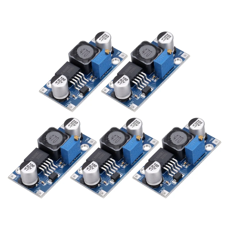 5Pcs XL6009E1 3-32V to 5-35V 3A Boost Converter Voltage Regulator Adjustable