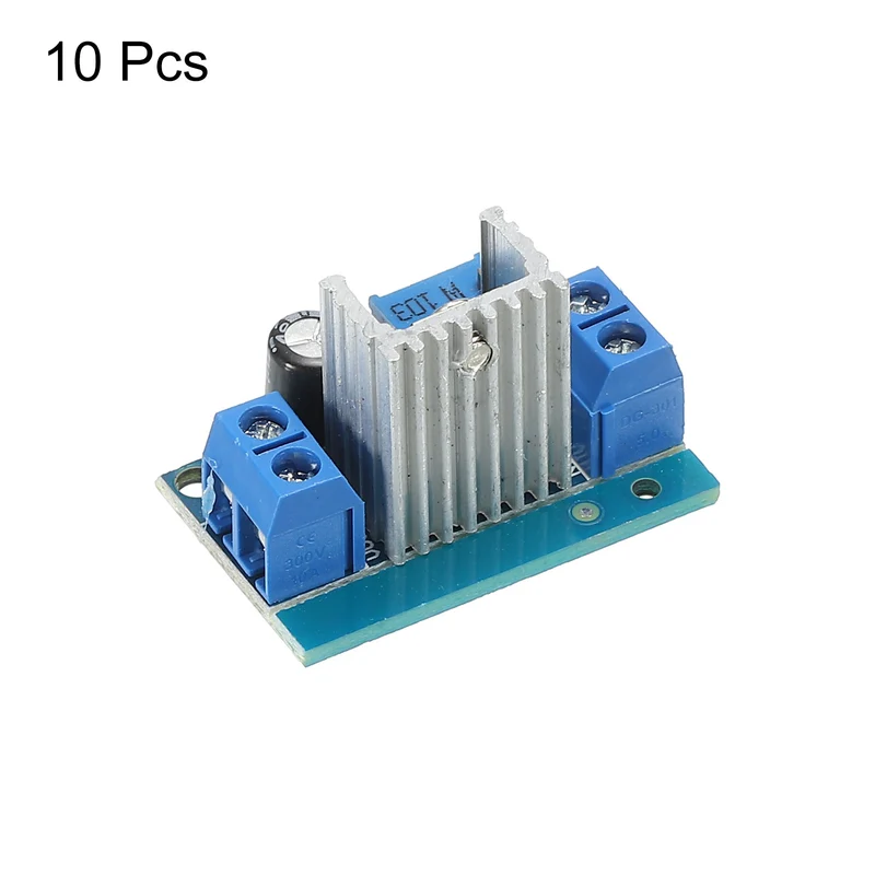 DC-DC Buck Converter Voltage Regulator LM317 4.2-40V to 1.2-37V 2.2A Blue for MP3, MP4 Pack of 10