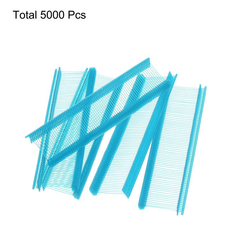 5000pcs 0.8" Micro Tagging Gun Fasteners, Tagging Barbs Attachment, Light Blue