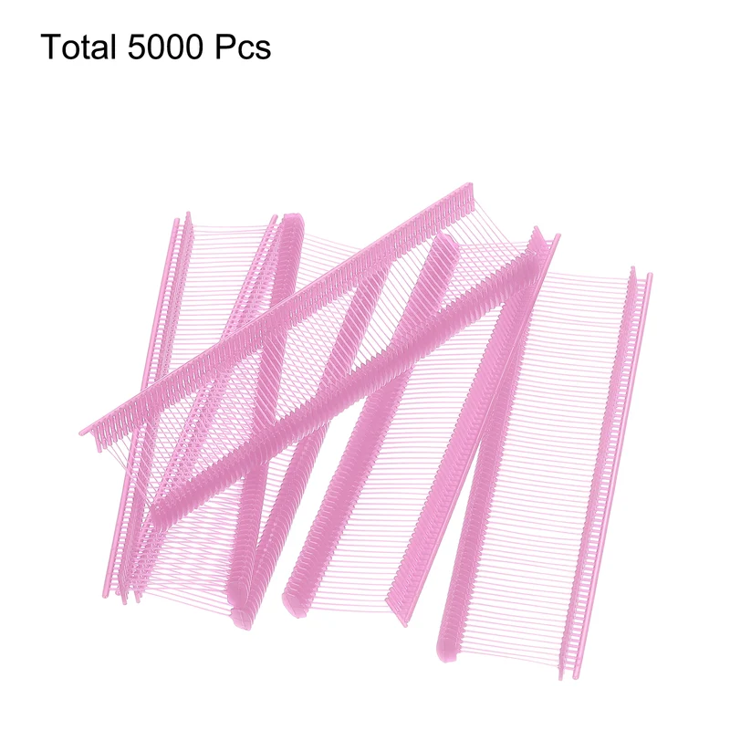 5000pcs 0.8" Micro Tagging Gun Fasteners, Tagging Barbs Attachment, Pink